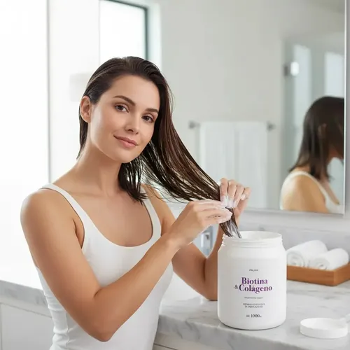 Mascara Capilar Biotina Y Colageno Frilayp X1000ml