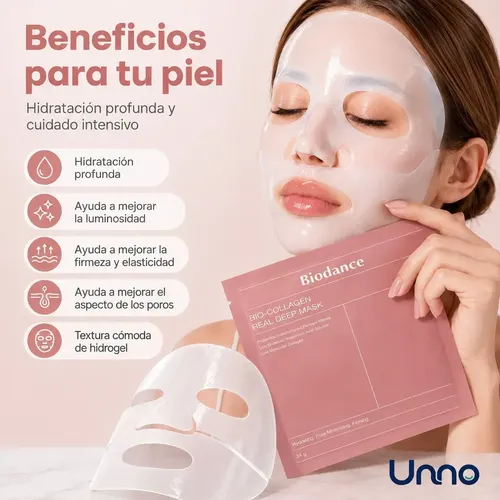 Pack X10 Mascara Facial Biodance Real Deep Mask Coreana