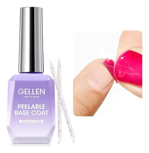 Base Coat Peelable Gellen 18 Ml Para Esmalte En Gel