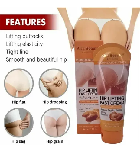 Crema Reafirmante Para Gluteos Levantamiento Realce Celuliti Fragancia elastina y aceite almendras dulces