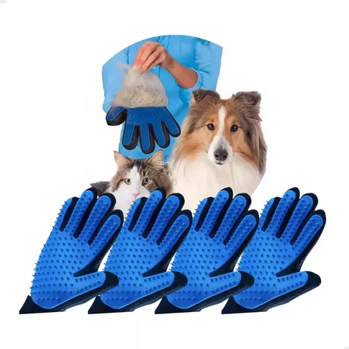 Kit De Guantes Magnéticos Para Depilación Para Mascotas