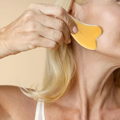 Masajeador Facial Rostro Terapia Resina Gua Sha Drenaje