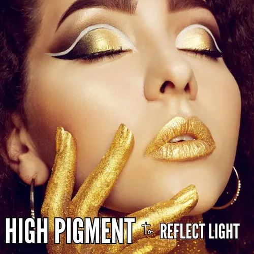 Iluminador Mynena Polvo Brillante Dorado Para Rostro Y Cuerp