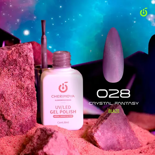 Esmalte Semipermanente Efecto Ojo De Gato Cherimoya 8ml