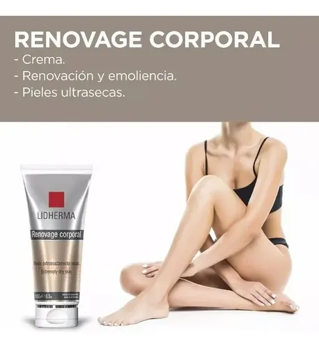 Renovage Crema Corporal Ultra Hidratante Urea Lidherma 180gr