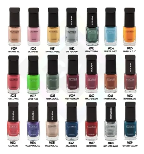 Combo Esmaltes De Uñas Tradicional 9 Art. Top Coat Removedor