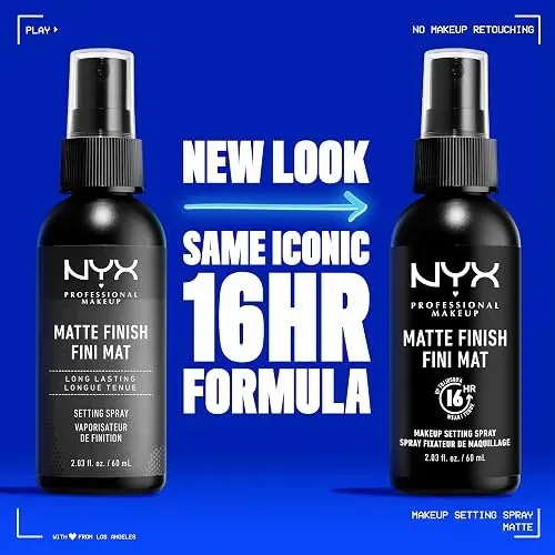Nyx Professional Makeup Spray Fijador Mate Larga Duracion 16