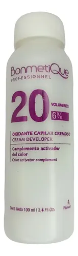 Bonmetique Oxidante Capilar Crema 20v X100 Ml Activador