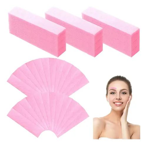 Cintas De Cera Para Depilación Maitys 400 Piezas Rosa 1×5