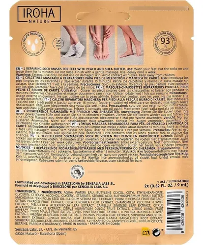 Iroha Peach Tratamiento De Pies