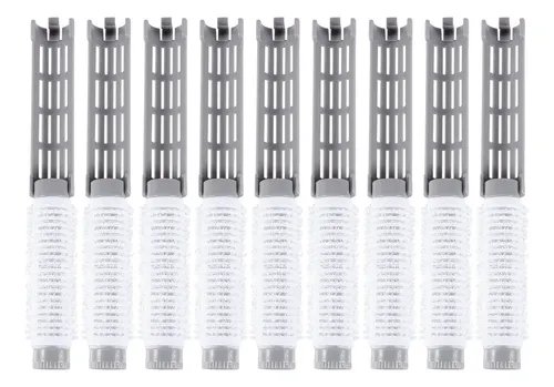 20pcs Rulos De Cabello Para Rizar, Herramientas De Estilo Es