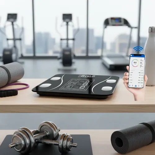 Balanza Digital De Baño Bluetooth Personal 180kg Inteligente