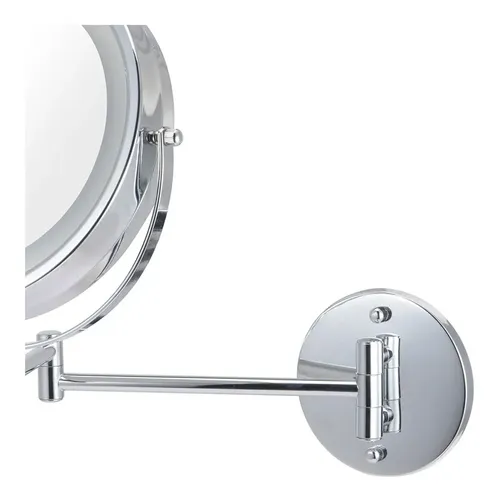 Espejo Para Maquillaje Led Pared Aumento X5 Doble Faz Vip