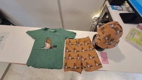 Malla Remera, Short Y Gorro