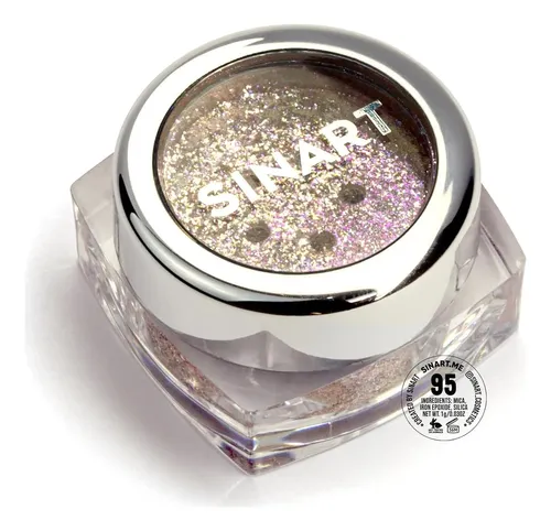 Sombras De Brillo Glitter Eyeshadow Sinart 1.1 X 1.1 X 0.6