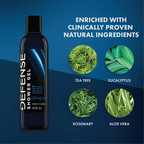 Jabón Body Wash Defense Con Forma De Árbol De Té Orgánico, 2