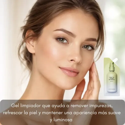 Gel Limpieza Facial Colageno Te Verde Suaviza Hidehere 25 Ml