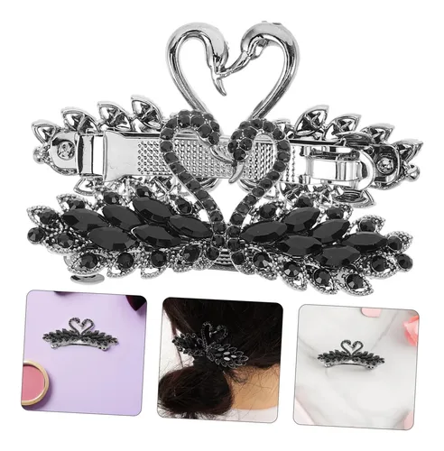 2 Piezas De Pelo Metal Diseño Vintage De Negra Y Estructura