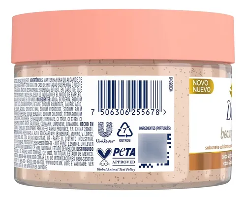 Dove Jabon Exfoliante Corporal Coco X280