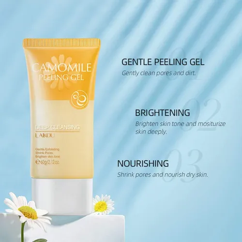 Gel Exfoliante Facial De Manzanilla Ubeu, Limpieza Profunda