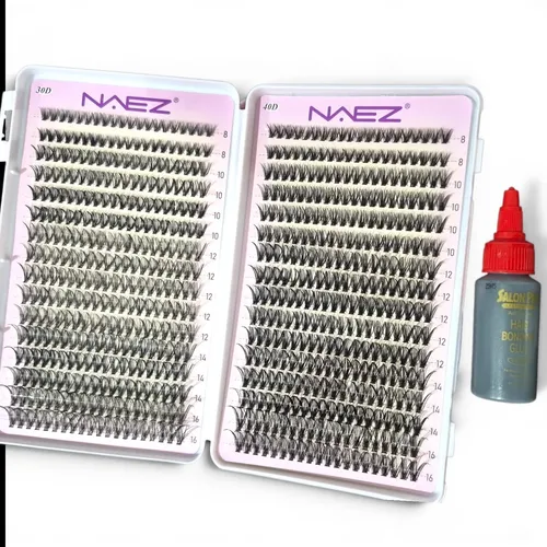 Libro De Pestañas Con Pegamento Salon Pro Kit