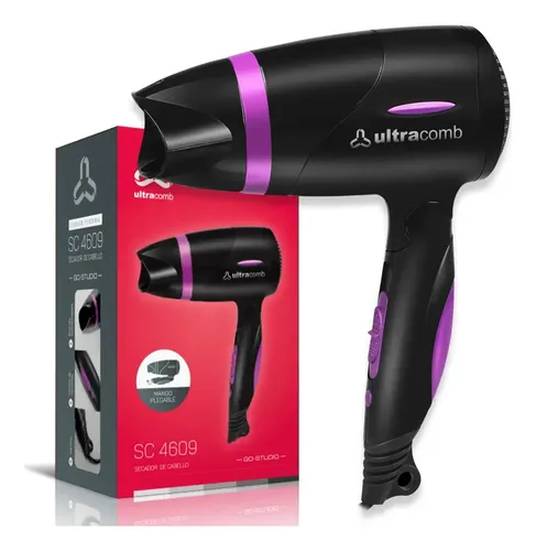 Secador De Cabello 1400w Mango Plegable Sc-4609