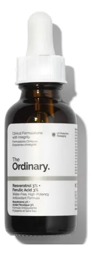 Resveratrol 3% + Ferulic Acid 3% | Sérum antioxidante Natural The Ordinary