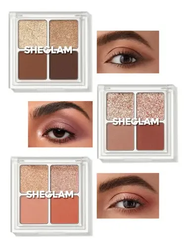 Paleta de sombras de ojos Sheglam Cosmic Crystal de 4 colores