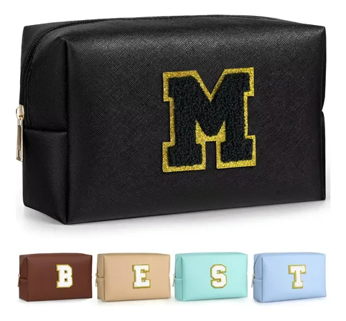 Bolsa De Maquillaje Topeast Con Monograma Para Mujer, Color