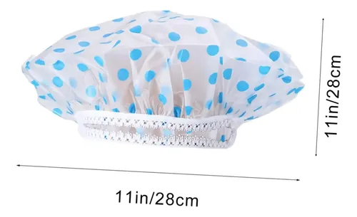 5 Piezas Gorro De Ducha Encaje Elástico Para Baño Salón