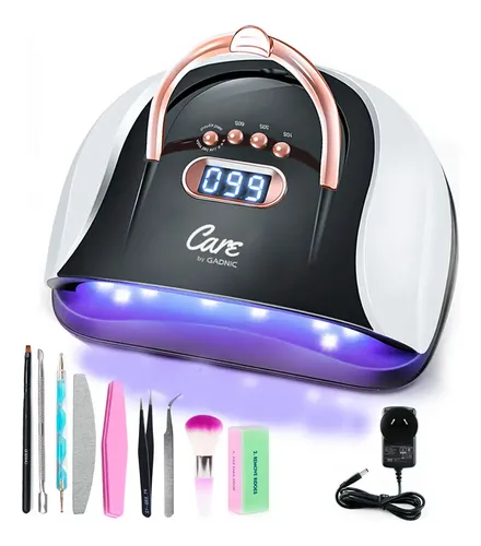 Cabina Gadnic Profesional 21.1w Para Uñas Luz Led Digital