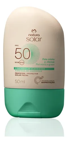 Natura Protector Solar Facial Piel Mixta A Oleosa Fps 50