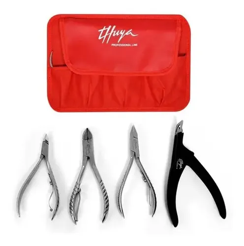 Set Manicuria Pedicuria Alicates Profesionales Thuya