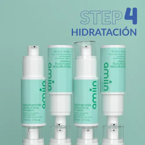 Emulsion Facial Niacinamida Pieles Mixtas Amiin Idraet 50 Ml