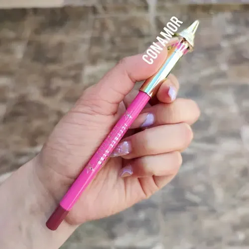 Delineador Lápiz Jeffree Star Rosa Oscuro Mate Velour Lip Liner androgyny
