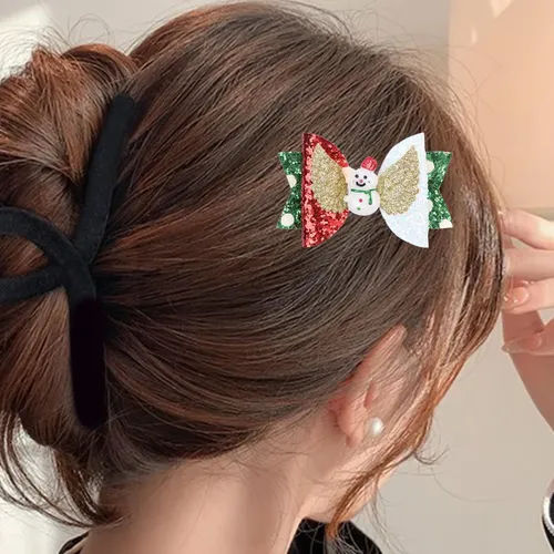 Tocado Navideño Con Lazo Para El Pelo, Accesorios Para El Pe