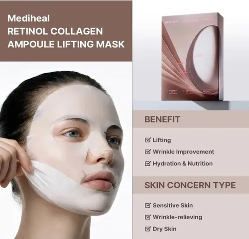 Mediheal Retinol Y Colágeno Máscarilla Lifting Cream 1 Uni