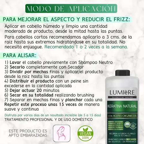 Keratina Natural Sin Formol +shampoo Y Serum Argan+antifrizz