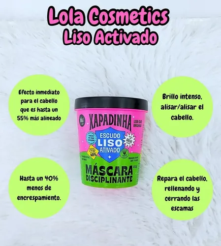 Máscara Capilar Disciplinante Xapadinha Lola Cosmetics