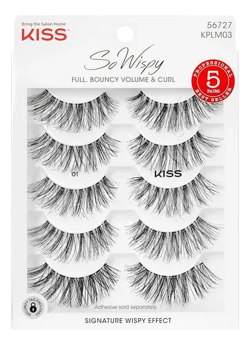 Pestañas Postizas Kiss So Wispy Style Multi Pack