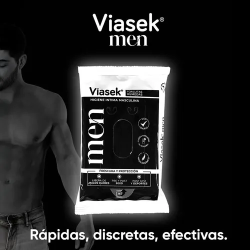 Viasek Toallas Higiénicas Intimas Men X16u.