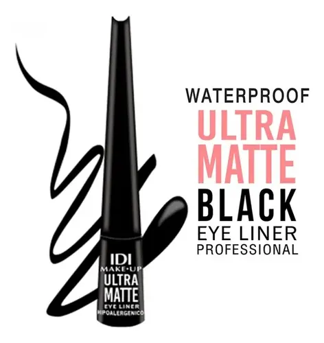 Idi Delineador Liquido Negro 01 Black Ultra Matte
