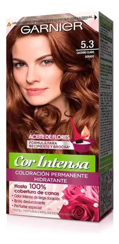 Kit Tintura Permanente Cor Intensa Tono 5.3 Garnier
