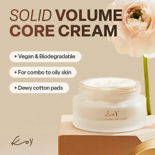 Crema Sólida Volumen Core Koy 50ml Hidratante Y Reafirmante