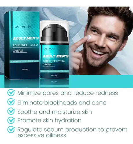 La Crema Facial Para Hombres Reduce Las Líneas Finas Y Las M