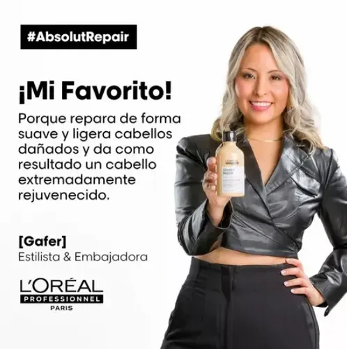 Shampoo L’Oréal Pro Absolut Repair Cabello Muy Dañado 300 ml
