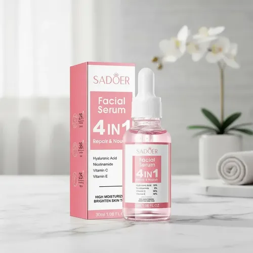 Sérum Facial Hialurónico+nicotinamide+vitaminacy E 4en 1 Momento De Aplicación Noche Tipo De Piel Todo Tipo De Piel