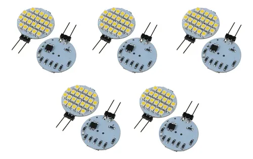 H. Luz Frontal De Espejo Led G4 12 V En Forma De Disco 12 *