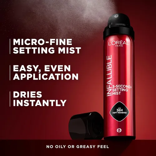 Bruma Pulverizadora Infalible De 3 Segundos De L’oreal Paris