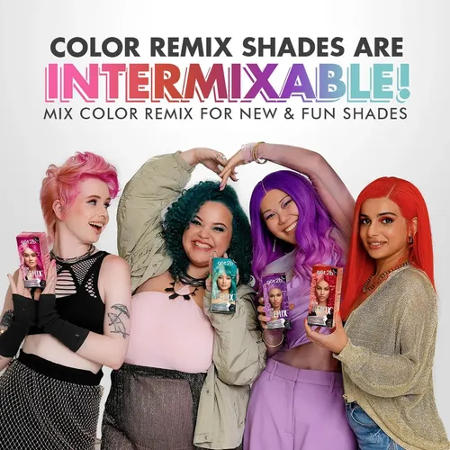 Color Remix Tinte Semipermanente Para Cabello Shocking Pink